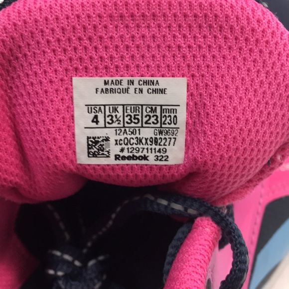 New Reebok Durable XT Pink Athletic Shoes. Junior size 4 or women’s size 5 - Picture 6 of 10